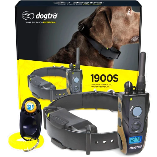 Dogtra 1900S 3/4 Mile Range Rechargeable E-Collar with Adjustable Levels for Dogs