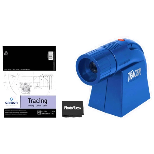 Artograph LED Tracer Art Projector for Image Transfer | Canson Tracing Paper 9X12 25 Lb 50 Sheets