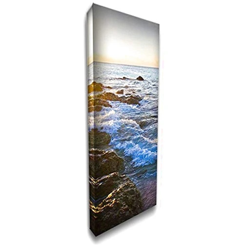 ArtDirect Bimini Coastline I 9x18 Gallery Wrapped Canvas Museum Art by Bryant, Susan