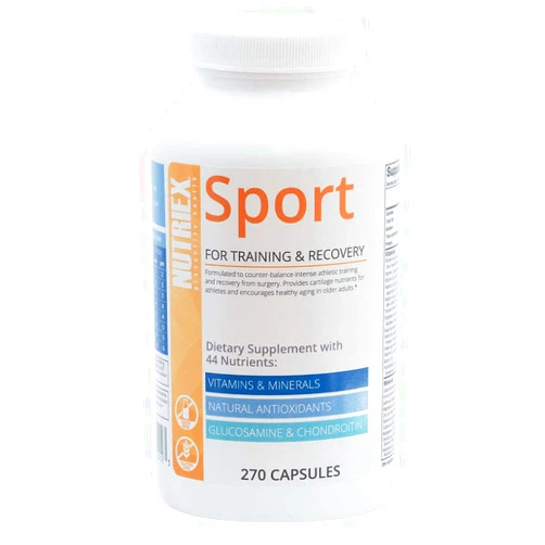 Nutriex Sport Comprehensive Multivitamin Supplement with Glucosamine & Chondroitin 270 Capsules