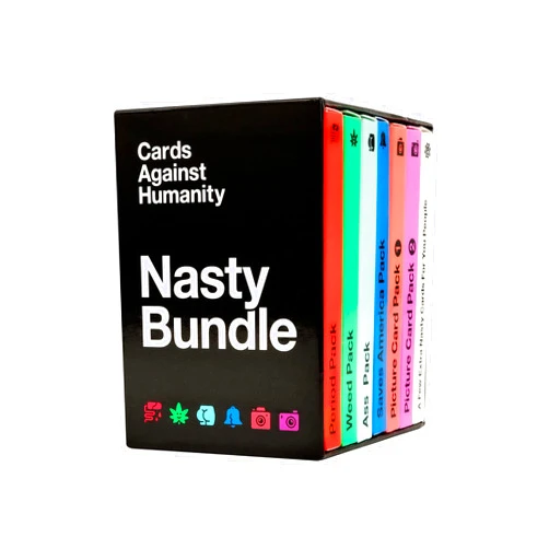 Cards Against Humanity: Nasty Bundle • 6 Nasty Themed Packs + 10 All-New Cards