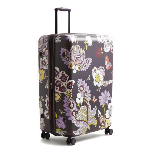 Vera Bradley Women's Hardside Luggage 29 Inch Adair Spinner, Subtle Bouquet, One Size