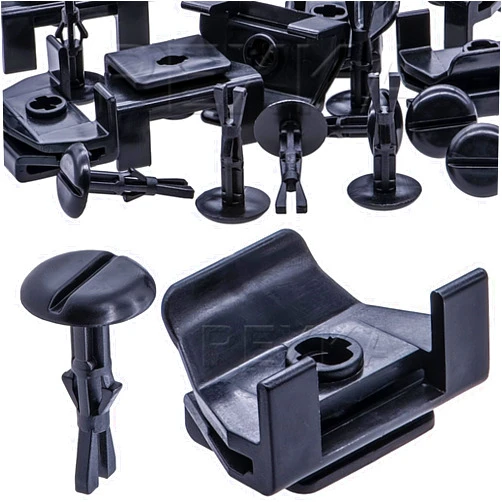 Rexka 5 Sets Front Fender & Bumper Cover Clip & Pin Set for Toyota Lexus 53879-58010 47749-58010 Avalon Camry Corolla Highlander Matrix Prius Prius V Sienna Solara Tacoma Venza
