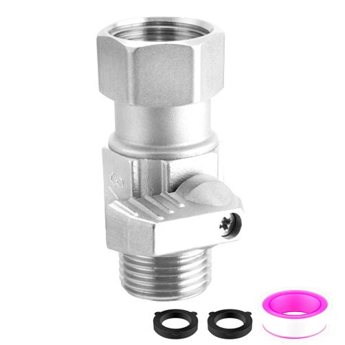 Kruuvax 304 Stainless Steel Garden Hose Shut Off Valve, 3/4
