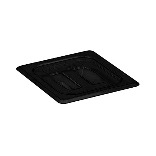 Cambro 60CWCH110 Food Pan Lid 1/6 Camwear Handle Black Case Qty 6