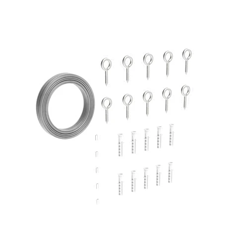 National Hardware N900-012, Wire Trellis Kit, 50 Ft Stainless Steel Plant Wall Wire Trellis for Climbing Plants and Vines