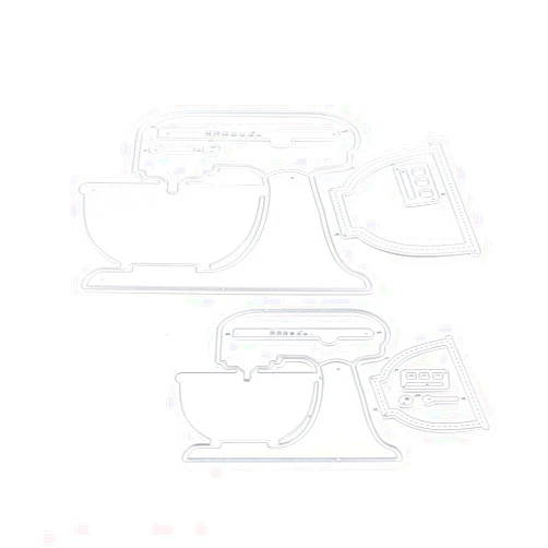 KSCRAFT Electric Mixer Shaker Metal Cutting Dies Stencils for DIY Scrapbooking/Photo Album Decorative Embossing DIY Paper Cards