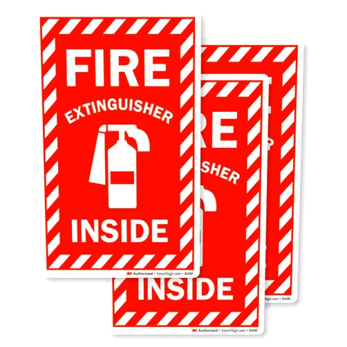 SmartSign Fire Extinguisher Inside Label | 4