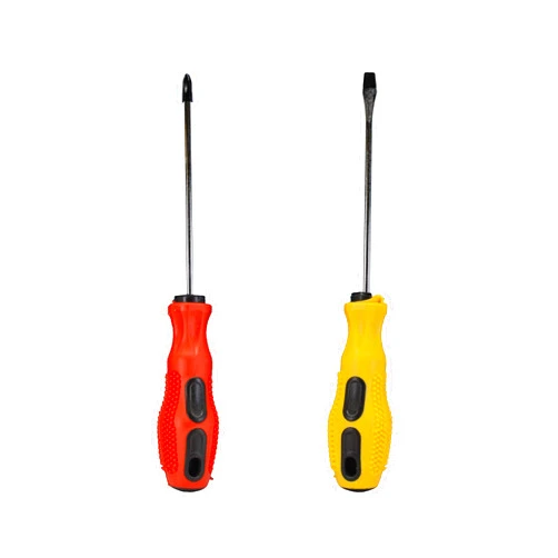 Kingman Deluxe Heavy Duty Screwdriver Set 1 Phillips & 1 Flat Head Tip (2 Pack)