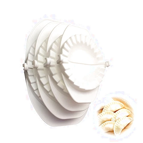 Emousport 4pcs/set Press Ravioli Dough Pastry Pie Dumpling Maker Gyoza Mold Mould Tool 4 Size Easy Eco Friendly Dumpling Mould