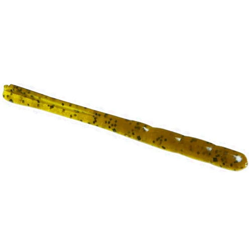 Zoom Bait Zoom 122025 Z-Drop Dropshot Worm, 4-Inch, Green Pum-Packin, Suspending, 15-Pack