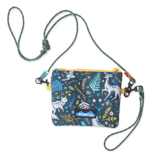 KAVU Renrose Crossbody Wallet with Rope Strap