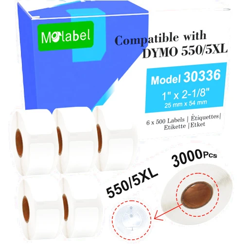 Molabel Rerurn Address Labels Replacement for DYMO 30336 with chip (1