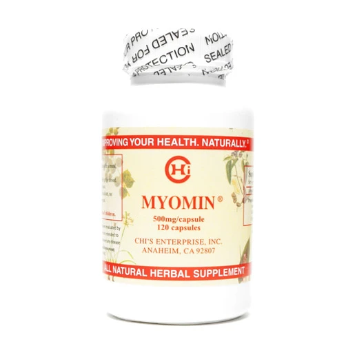Chi's Enterprise 120 Piece Myomin Promotes Healthy Hormone Levels 500mg Capsules