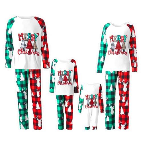 IPajamas Christmas Pajamas for Family Matching Family Christmas Pajamas Set PJS Holiday Xmas Family Jammies Sleepwear