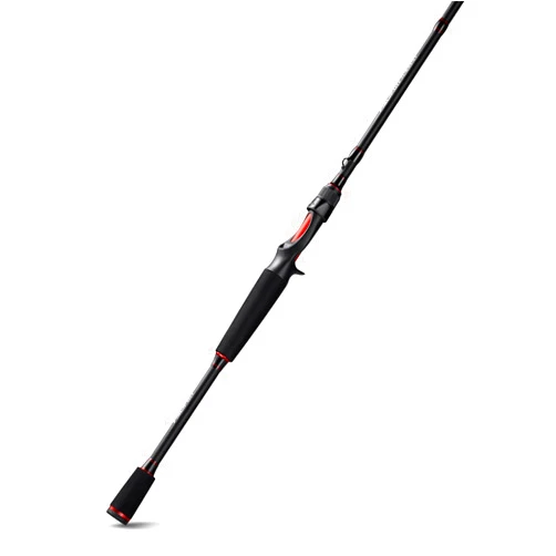 Piscifun Torrent Fishing Rod, IM6 Carbon Baitcaster Rod & Spinning Rod, High Sensitive Lightweight Casting Rod & Spinning Fishing Rod, Zirconium Oxide Rings, 2 Pieces Baitcast Rod & Spin Rod