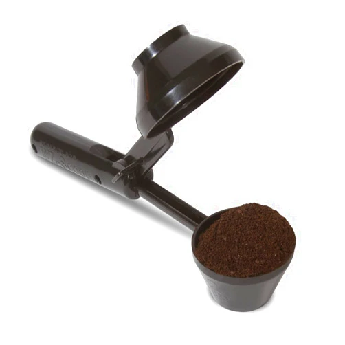 Perfect Pod EZ-Scoop | 2-in-1 Coffee Scoop and Funnel for Single-Serve Refillable Capsules, 2 Tablespoon Portioned Coffee Scooper