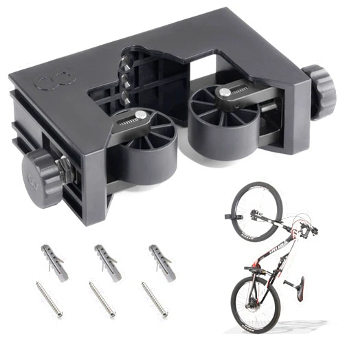 CyclingDeal Bike Tire Bicycle Clip Storage Wall Mount Rack - Premium Quality Clip for Outdoor & Indoor - Safe & Secure for Storing Road Mountain Bikes in Garage or Home