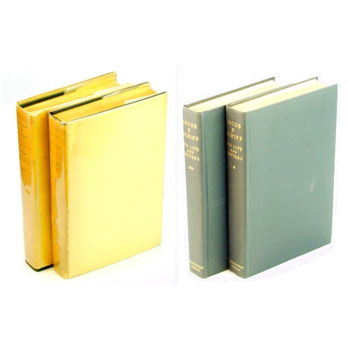 By Cyrus Adler (Author) JACOB H. SCHIFF: HIS LIFE AND LETTERS (TWO VOLUME SET)