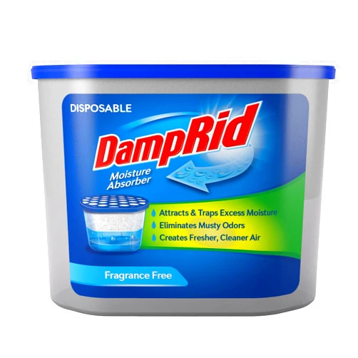 DampRid FG100 Unscented Disposable Moisture Absorber, 10.5-Ounce,White