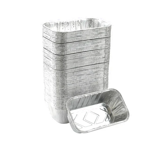 Waytiffer 100 Pack 1Lb mini Loaf Pans Heavy Duty Disposable Aluminum Foil Bread Tins Standard Size - 6