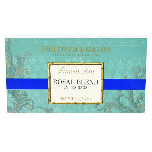 Heywood Fortnum and Mason British Tea. Royal Blend 25 Count Tea Bags (1 Pack) USA