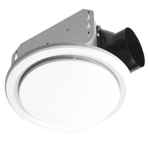 Homewerks Worldwide Homewerks 7140-50-G3 Bathroom Fan Ceiling Mount Exhaust Ventilation, Ultra Quiet 1.0 Sones, 50 CFM, White