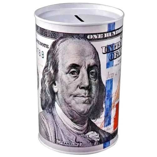 SMART STUFF MARKET Metal Piggy Bank 8.5