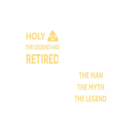 Joyiou The Man The Myth The Legend & The Legend Has Retired Napkins, Funny Retirement Gifts for Men Women, Happy Retirement Party Decorations Gifts Supplies Favors, 50+50Pack, 4.5 inches 2-Ply