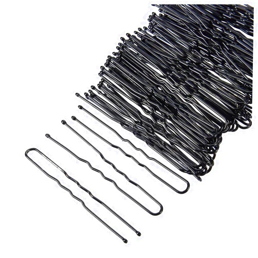 Juvale Hair Pins - 540-Count U-Shaped Hairpins, Hair Clips for Updo Hairstyles, Hair Styling Accessories, Black, 2 Inches