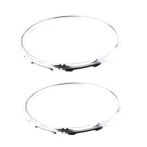 D DOLITY Pair Die-cast 8-lug Snare Drum Hoop - Batter Side - Metal - 14 inch 1.2mm