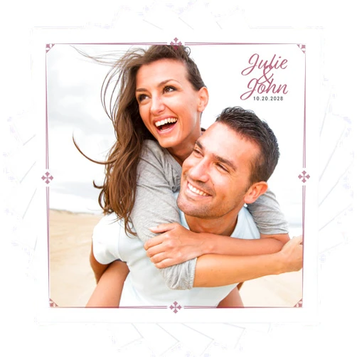 USMG Customize Your Celebration: 50 Personalized Photo Beverage Napkins - Vibrant Full Color Printing, 3-Ply, 4 3/4
