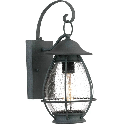 Quoizel BST8407MB Boston Outdoor Wall Sconce Lighting, 1-Light 100 Watt, 14