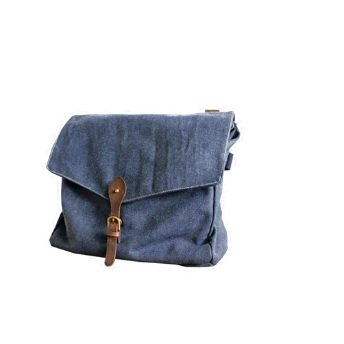 Taikesi Canvas Cross-body Shoulder Bag PU Leather Clasp