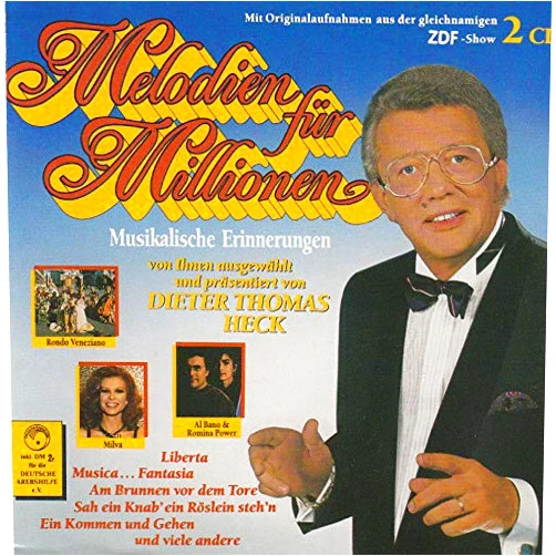Al Bano & Romina Power Roberto Saccà Rondò Veneziano Julia Migenes Heinz Hoppe (Artist), Milva Fischer-Chöre Lucia Popp Rüdiger Baldauf (Artist), Undo Jürgens (Artist) & 2 more Format: Audio CD MeIodien für MiIIionen (inkl. Wünsche zur Weihnachtszeit)