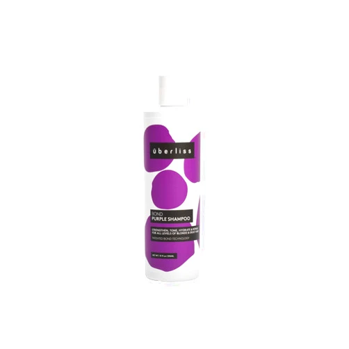 UBERLISS Bond Purple Shampoo 10oz - Hair Toner for Blonde Hair - Hydrating & Moisturizing - Sulfate Free - Vegan
