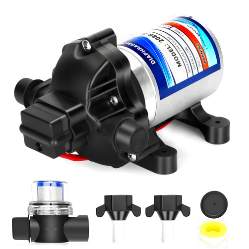Generic Rv Water Pump,12v Diaphragm pump,2088-554-144/2088-403-144 Fresh Water Pump,12v 3.5 Gallons per Minute,45 psi,1/2 npt Connection