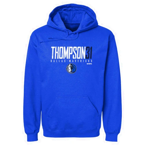 500 LEVEL Klay Thompson Dallas Mavericks Men's Hoodie Sweatshirt - Klay Thompson Dallas Mavericks Elite