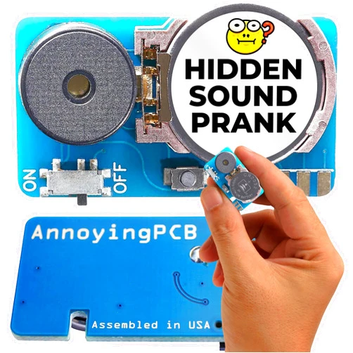 AnnoyingPCB The Prank Device That Won’t Stop Beeping for 3 Years