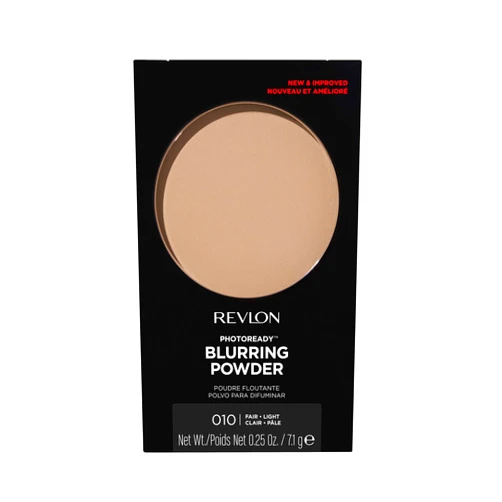Revlon PhotoReady Blurring Face Powder Makeup, Longwear, Light-Medium Coverage with Flawless Finish, Shine & Oil-Free, 010 Fair Light, 0.25 oz