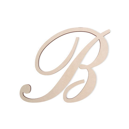 Jess and Jessica Wooden Letters by Jess and Jessica | Wooden Letters for Wall Decor | Wooden Letters to Decorate Wall | Cursive Wooden Letters | Laser Cut Wood Letters Decor for DIY | 10