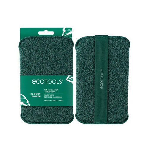 EcoTools XL Body Buffer, Exfoliating Body Scrubber, Large Sponge for Whole Body Cleansing, Quickly Remove Dry Skin, Eco-Friendly Bath Accessory for Men & Women, Cruelty-Free, 1 Count