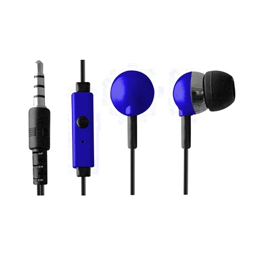 Sentry Industries, Inc. Sentry Stereo Earbuds w/Mic Blue