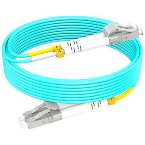 RamboCables 3m(10ft) OM4 LC to LC Fiber Patch Cables, Options 7inch~500ft, Multimode Fiber Optic CableDuplex MMF 50/125μm 40G/100G LSZH 𝙍𝙖𝙢𝙗𝙤𝘾𝙖𝙗𝙡𝙚𝙨