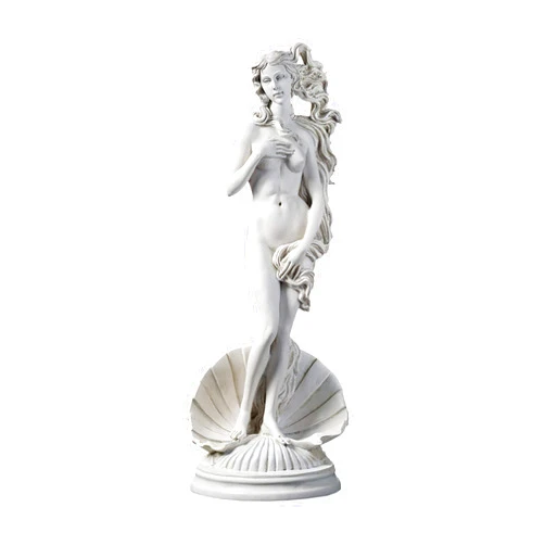 Design Toscano Birth of Venus, Roman Patroness of Love Indoor/Outdoor Garden Statue, 25 inches tall, Cast Stone Resin, Antique Stone Finish