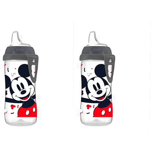 NUK Disney Active Sippy Cup, Mickey Mouse, 1 Count (Pack of 2)