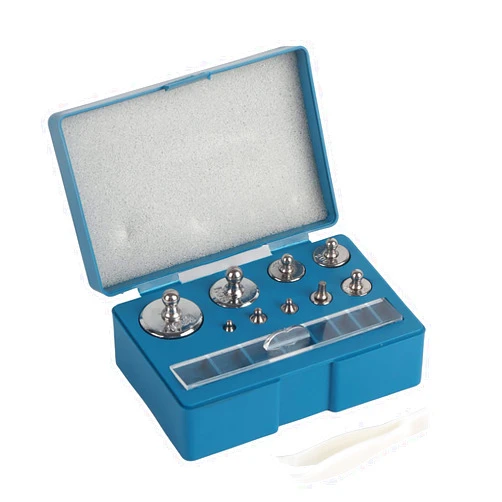 GOTOTOP Gram and Milligram Calibration Counterweight Steel Scale Weight Test Scale Set Calibration Weights Equilibrium Tool Counterweight