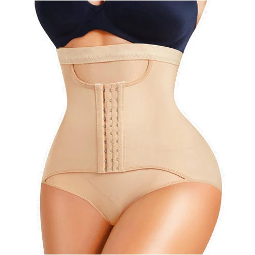HAENPISY Butt Lifter Panties Womens High Waist Tummy Control Body Shaper Waist Cincher Panty Girdle Shapewear Underwear
