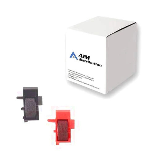 AIM Distribution Compatible Replacement for Nukote NR-78BR Black/Red Ink Rollers (6/PK) - Replacement to Canon CP-20BR