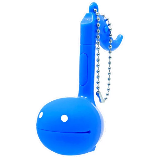 Otamatone Melody Series Japanese Electronic [Mini Size] Musical Instrument [11 Pre-Programmed Songs] Portable Synthesizer from Japan by Maywa Denki [English Instruction], Blue